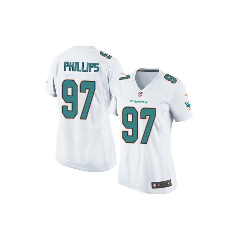 Cheap Jordan Phillips Dolphins Women Jersey From China White Game #97