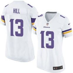 Cheap Shaun Hill Vikings Women Jersey From China White Game #13