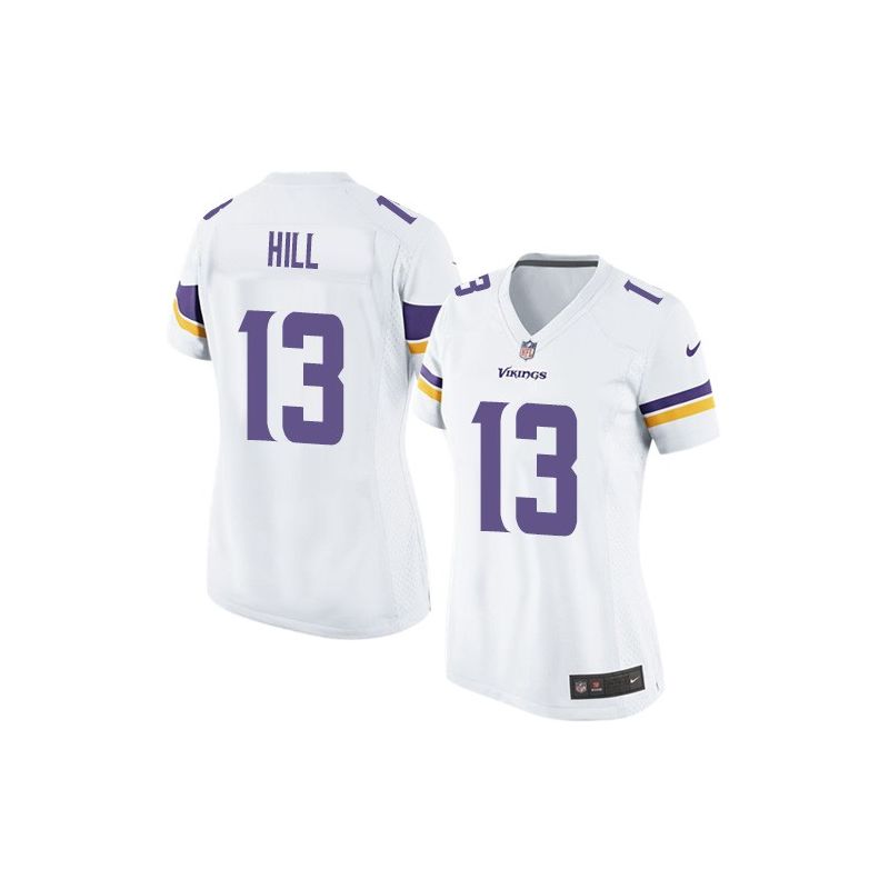 Cheap Shaun Hill Vikings Women Jersey From China White Game #13