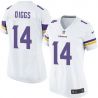 Cheap Stefon Diggs Vikings Women Jersey From China White Game #14