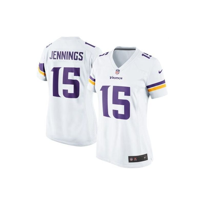 Cheap Greg Jennings Vikings Women Jersey From China new-White Game #15