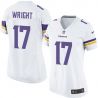 Cheap Jarius Wright Vikings Women Jersey From China White Game #17