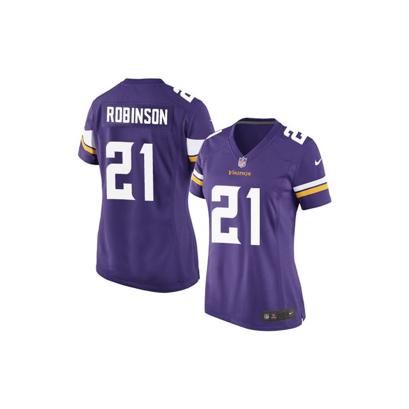 Cheap Josh Robinson Vikings Women Jersey From China Purple Game #21