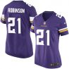 Cheap Josh Robinson Vikings Women Jersey From China Purple Game #21