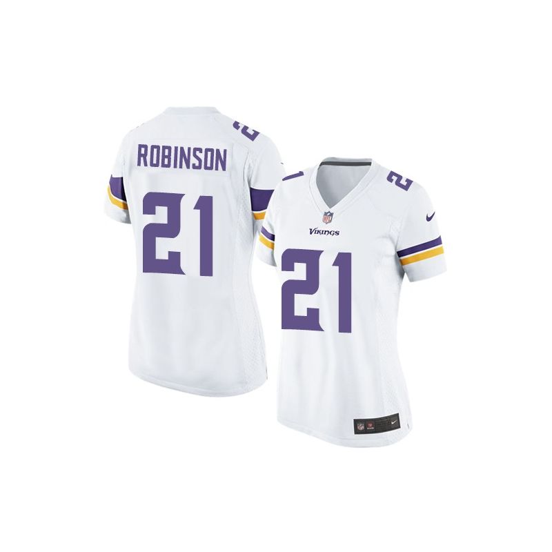 Cheap Josh Robinson Vikings Women Jersey From China White Game #21