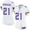 Cheap Josh Robinson Vikings Women Jersey From China White Game #21