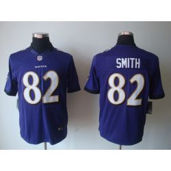 Cheap Torrey Smith Ravens Jersey #82 Purple From China Limited