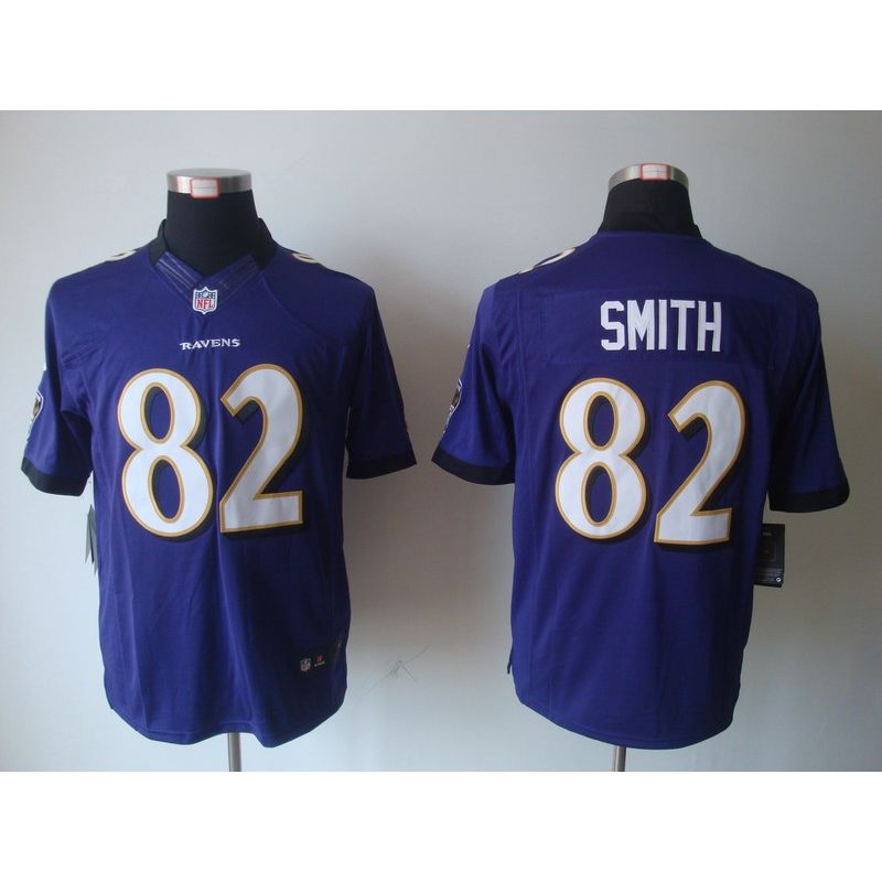 Cheap Torrey Smith Ravens Jersey #82 Purple From China Limited