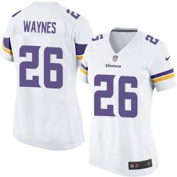 Cheap Trae Waynes Vikings Women Jersey From China White Game #26