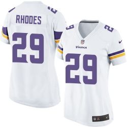 Cheap Xavier Rhodes Vikings Women Jersey From China White Game #29