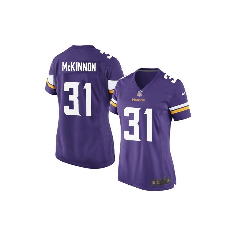 Cheap Jerick McKinnon Vikings Women Jersey From China Purple Game #31