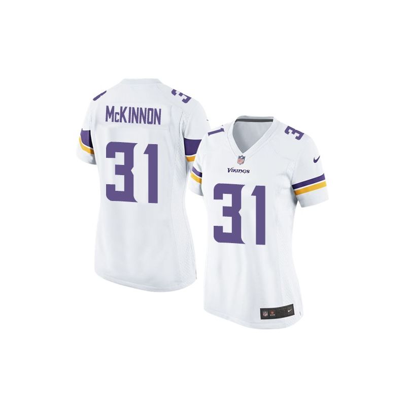 Cheap Jerick McKinnon Vikings Women Jersey From China White Game #31