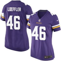 Cheap Cullen Loeffler Vikings Women Jersey From China Purple Game #46