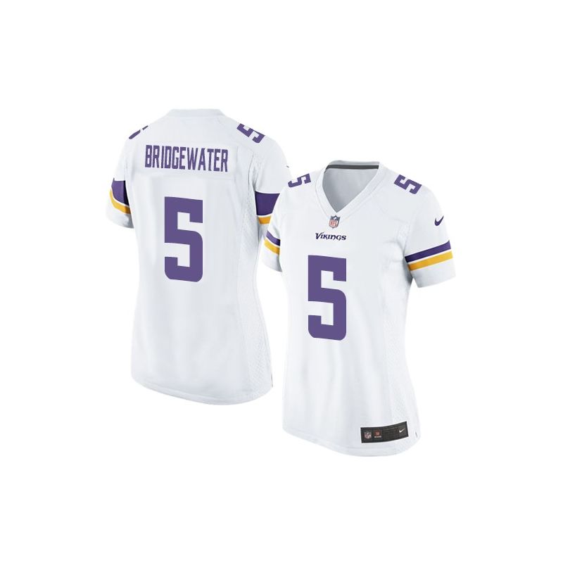 Cheap Teddy Bridgewater Vikings Women Jersey From China new-White Game #5