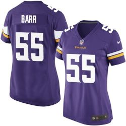 Cheap Anthony Barr Vikings Women Jersey From China Purple Game #55