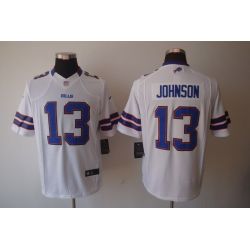 Cheap Steve Johnson Bills Jersey #13 White From China Limited