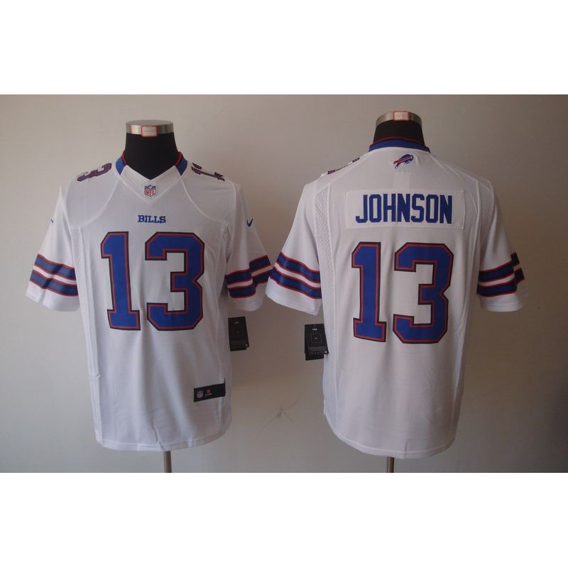Cheap Steve Johnson Bills Jersey #13 White From China Limited Cheap Steve Johnson Bills Jersey #13 White From China Limited