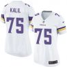 Cheap Matt Kalil Vikings Women Jersey From China White Game #75