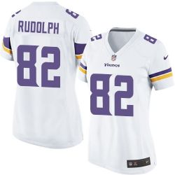 Cheap Kyle Rudolph Vikings Women Jersey From China White Game #82