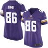 Cheap Chase Ford Vikings Women Jersey From China Purple Game #86