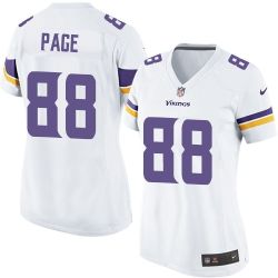 Cheap Alan Page Vikings Women Jersey From China White Game #88