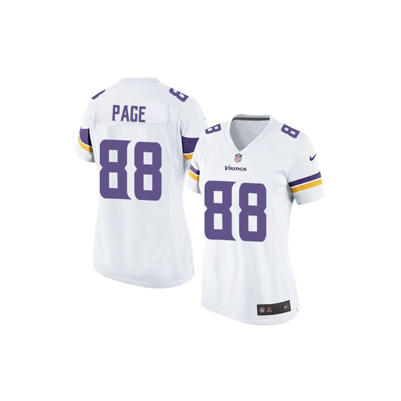Cheap Alan Page Vikings Women Jersey From China White Game #88
