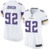 Cheap Tom Johnson Vikings Women Jersey From China White Game #92