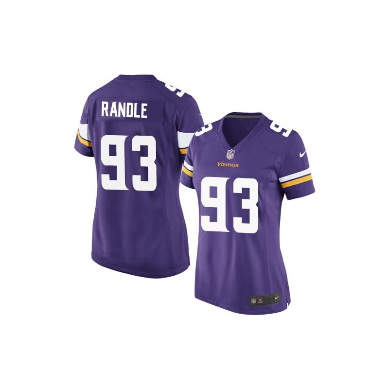 Cheap John Randle Vikings Women Jersey From China Purple Game #93