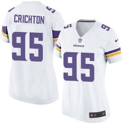 Cheap Scott Crichton Vikings Women Jersey From China White Game #95