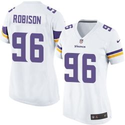 Cheap Brian Robison Vikings Women Jersey From China White Game #96