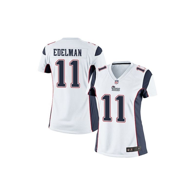 Cheap Julian Edelman Patriots Women Jersey From China White Game #11