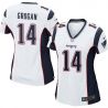 Cheap Steve Grogan Patriots Women Jersey From China White Game #14