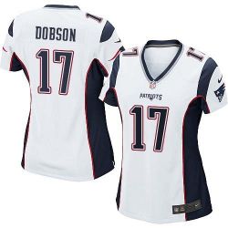 Cheap Aaron Dobson Patriots Women Jersey From China White Game #17