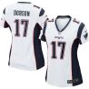 Cheap Aaron Dobson Patriots Women Jersey From China White Game #17