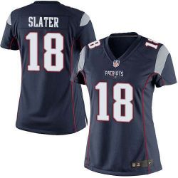 Cheap Matthew Slater Patriots Women Jersey From China Blue Game #18