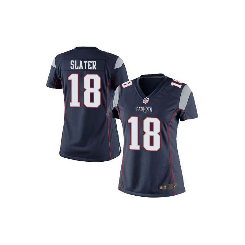 Cheap Matthew Slater Patriots Women Jersey From China Blue Game #18