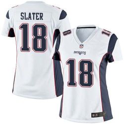Cheap Matthew Slater Patriots Women Jersey From China White Game #18