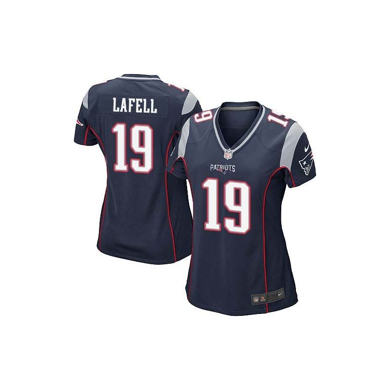 Cheap Brandon LaFell Patriots Women Jersey From China Blue Game #19
