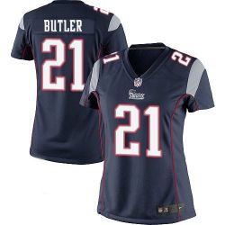 Cheap Malcolm Butler Patriots Women Jersey From China Blue Game #21