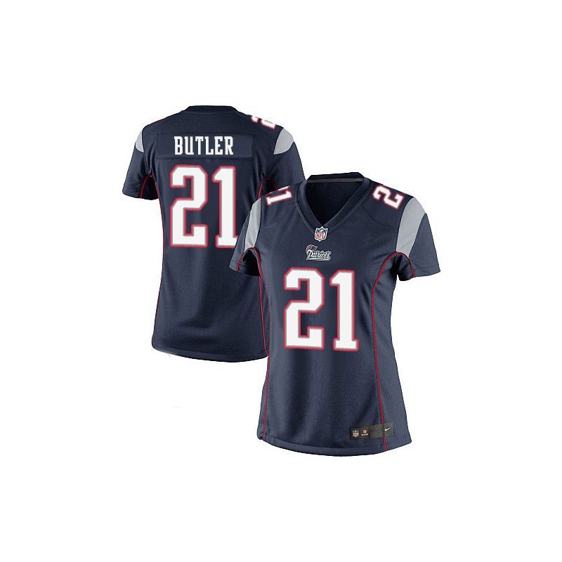 Cheap Malcolm Butler Patriots Women Jersey From China Blue Game #21