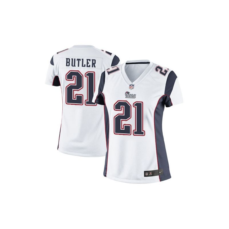 Cheap Malcolm Butler Patriots Women Jersey From China White Game #21