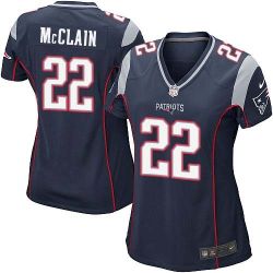 Cheap Robert McClain Patriots Women Jersey From China Blue Game #22