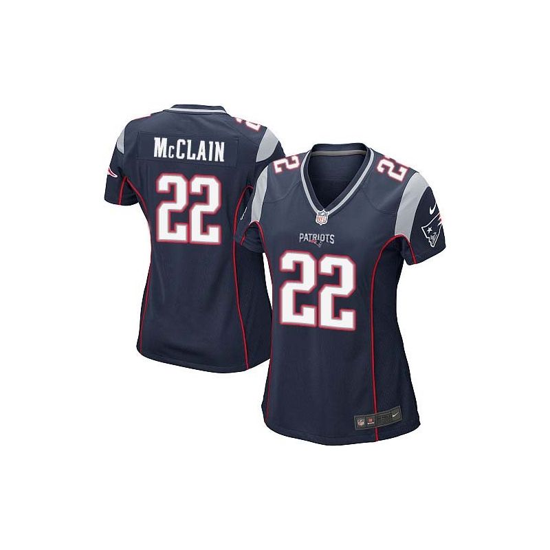 Cheap Robert McClain Patriots Women Jersey From China Blue Game #22