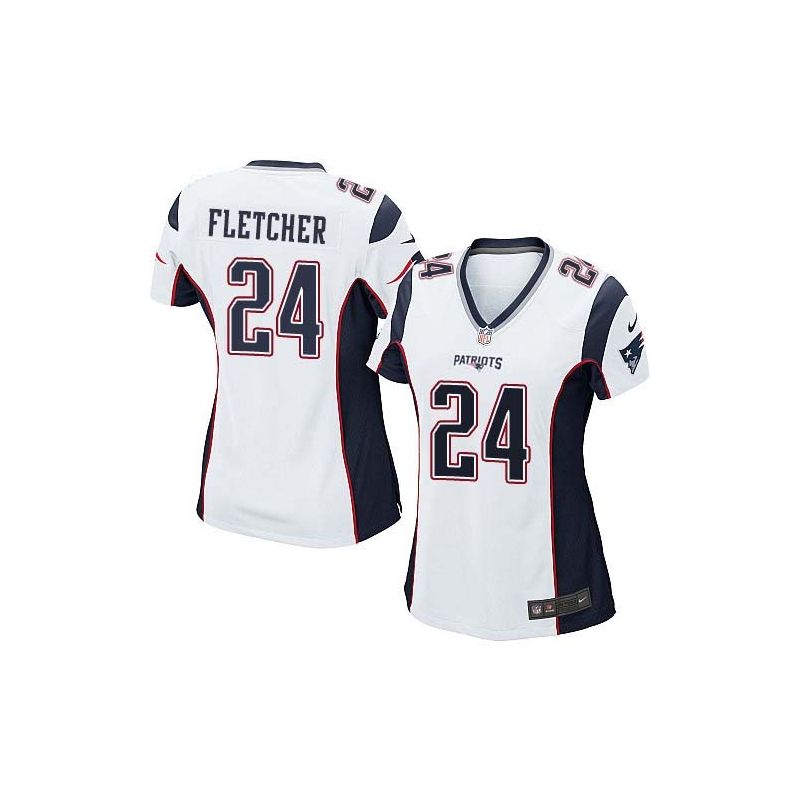 Cheap Bradley Fletcher Patriots Women Jersey From China White Game #24