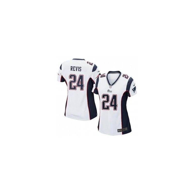 Cheap Darrelle Revis Patriots Women Jersey From China White Game #24