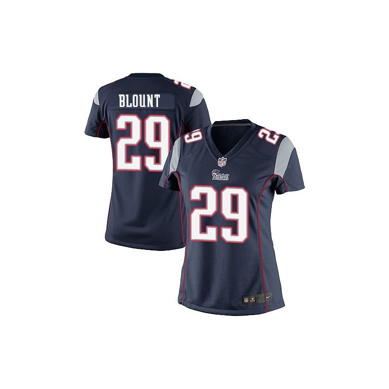 Cheap LeGarrette Blount Patriots Women Jersey From China Blue Game #29