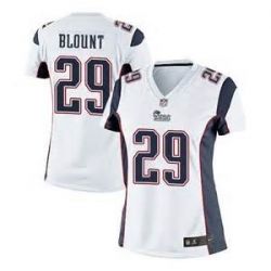 Cheap LeGarrette Blount Patriots Women Jersey From China White Game #29