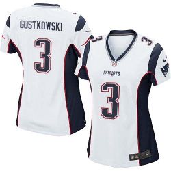 Cheap Stephen Gostkowski Patriots Women Jersey From China White Game #3