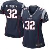 Cheap Devin McCourty Patriots Women Jersey From China Blue Game #32