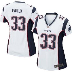 Cheap Kevin Faulk Patriots Women Jersey From China White Game #33